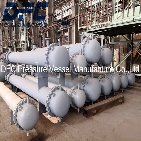 Trocador de calor de casco e tubo para indústria petroquímica